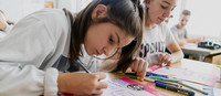 A child who continues her education.